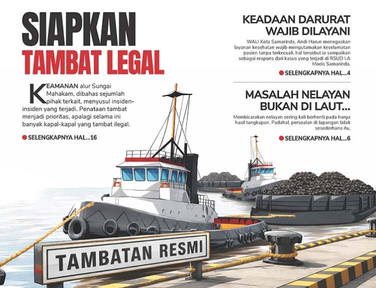 Siapkan Tambat Legal untuk Keamanan alur Sungai Mahakam