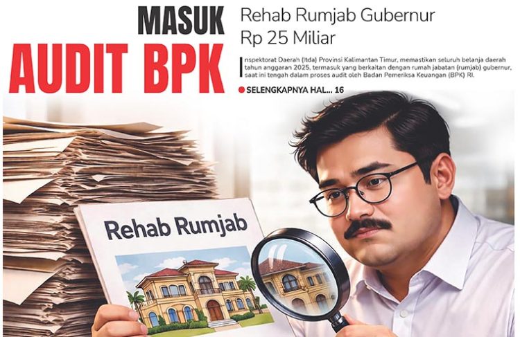 Masuk Audit BPK Rehab, Rumjab Gubernir Rp 25 Miliar
