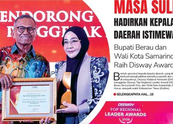 Masa Sulit, Hadirkan Kepala Derah Istimewa, Bupati Berau dan Wali Kota Samarinda Raih Disway Award