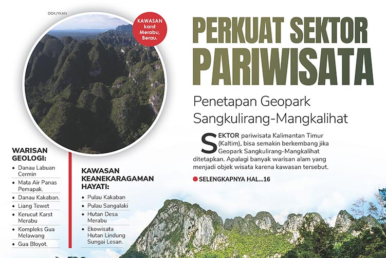 Perkuat Sektor Pariwisata, Penetapan Geopark Sangkulirang-Mangkalihat