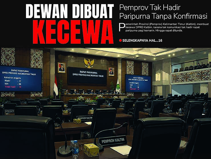 Dewan Dibuat Kecewa, Pemprov Tak Hadir Paripurna Tanpa Konfirmasi
