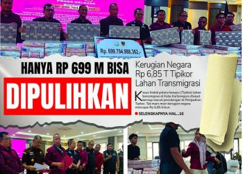 Hanya Rp699 M Bisa Dipulihkan, Kerugian Negara Rp 6,85 T Tipikor Lahan Transmigrasi