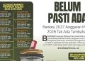 Belum Pasti Aada, Bankeu 2027 Anggaran Murni, 2026 Tak Ada Tambahan