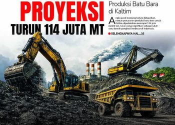 Proyeksi Turun 114 Juta MT, Produksi Batu Bara di Kaltim