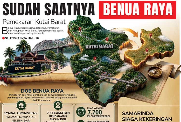 Sudah Saatnya Benua Raya, Pemekaran Kutai Barat