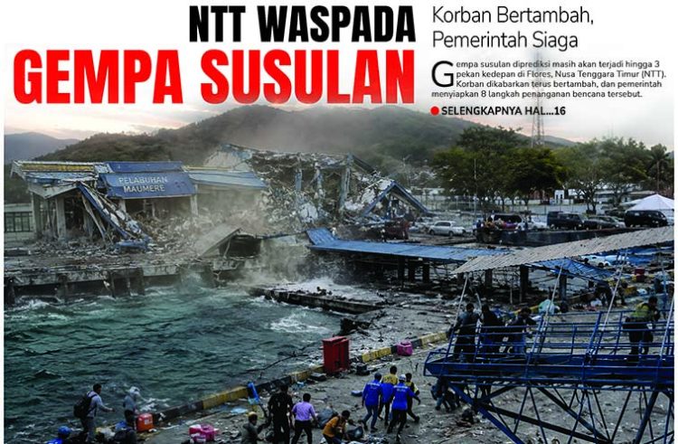 NTT Waspada Gempa Susulan, Korban Bertambah, Pemerintah Siaga