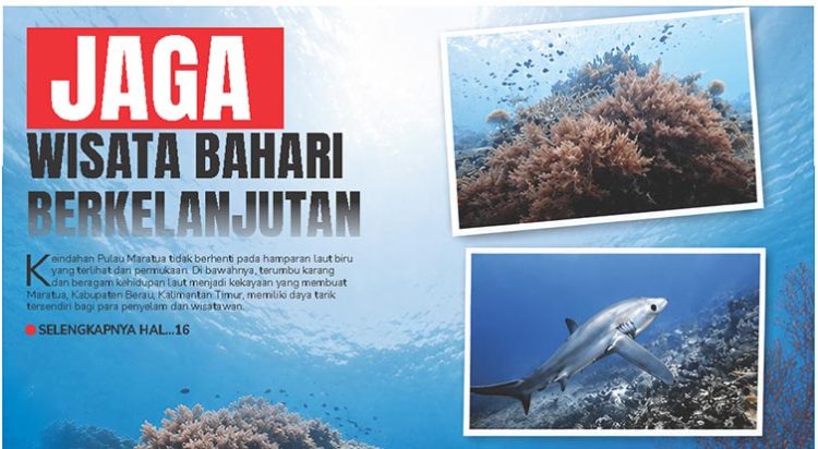 Jaga Wisata Bahari Berkelanjutan Pulau Maratua