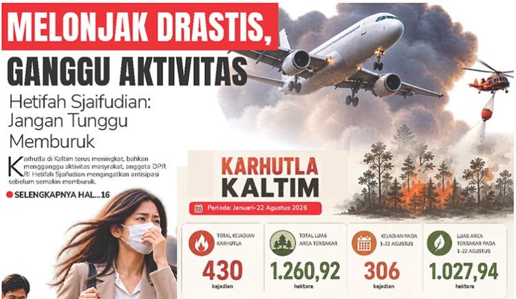 Melonjak Drastis, Ganggu Aktivitas, Hetifah Sjaifudian: Jangan Tunggu Memburuk