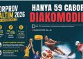Hanya 59 Cabor Diakomodir