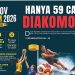 Hanya 59 Cabor Diakomodir
