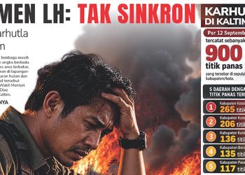 Wamen LH: Tak Sinkron, Data Karhutla di Kaltim