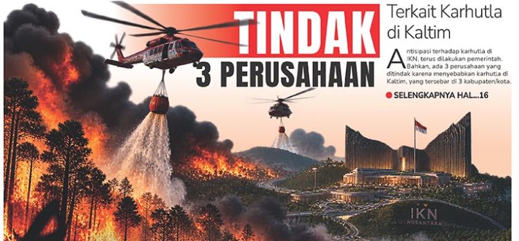 Tindak 3 Perusahaan, Terkait Karhutla di Kaltim