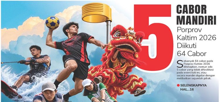 5 Cabor Mandiri, Porprov Kaltim 2026 Diikuti 64 Cabor